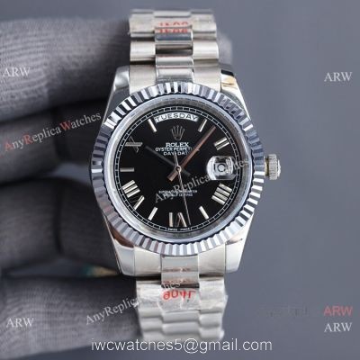 Swiss Quality Rolex Day-date II 41 Watch Black Dial Citizen 8215 Movement