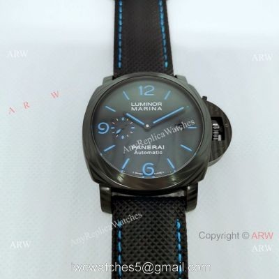 New Panerai Luminor Marina CarbotechtTM Blue Markers  Fake Panerai Watch PAM1661