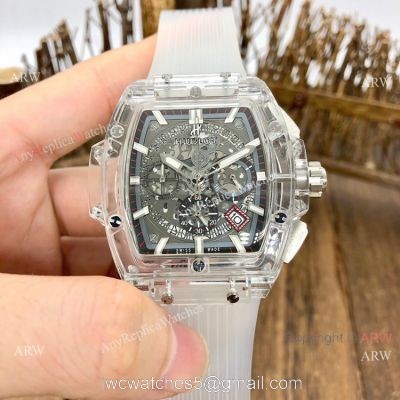New Copy Hublot Spirit of Big Bang Transparent Watch  Japan Grade Hublot Clear Watch