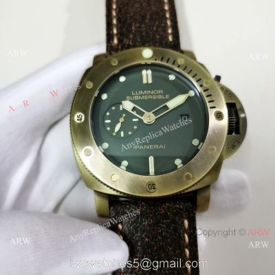 Copy Panerai Luminor Submersible Bronzo Case Watch PAM00382
