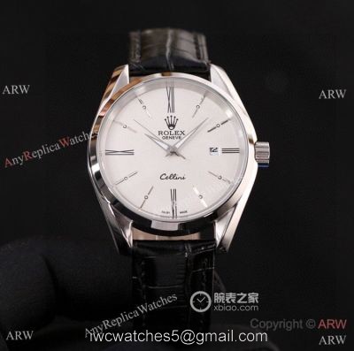 New Replica Rolex Geneve Cellini Men Watch White Dial Black Dial