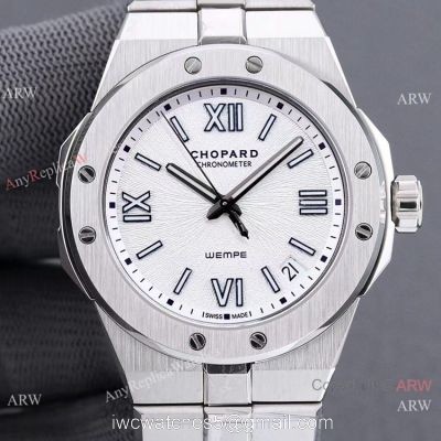 Swiss Replica Chopard Alpine Eagle chopard 298600 Watch 41mm White Dial Stainless Steel