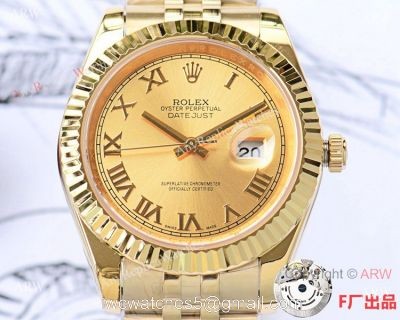 Replica Rolex Datejust II Yellow Gold Jubilee Watch  NEW UPGRADED