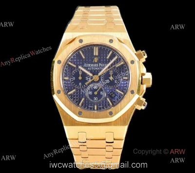 OM Factory Swiss Replica Audemars Piguet Royal Oak 26331 All Gold Chronograph Watch