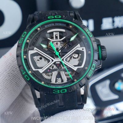 Best Replica Roger Dubuis Excalibur Hurac?n Green Automatic Watch 45mm