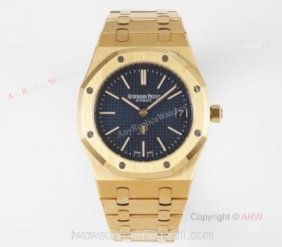 New 15202 Audemars Piguet Royal Oak 39mm Watch With Black Dial Swiss Made Replica