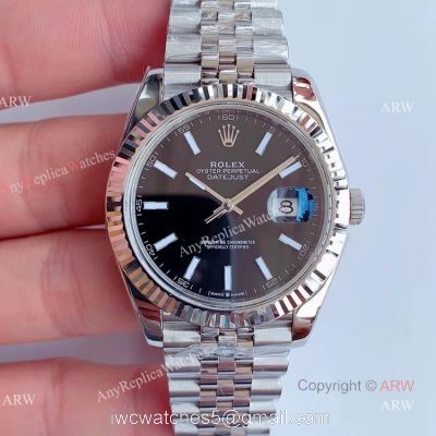 AR Factory V3 904L Rolex Datejust ii Black Dial 41mm Watch