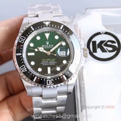 KS Factory Replica Rolex Sea-Dweller 50th Anniversary D-Green Dial Swiss Watch