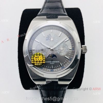 GB Factory Vacheron Constantin Overseas Perpetual Calendar Men Watch Gray Dial