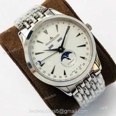 (JLF) New Jaeger-Lecoultre Master Ultra Thin Moon Stainless Steel Automatic Replica Watches