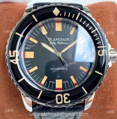 Swiss Quality Copy Blancpain Fifty Fathoms New Face Watch Citizen 8215 Movement