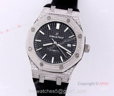 Swiss Audemars Piguet Replica Watch AP Royal Oak Full Diamond Watch
