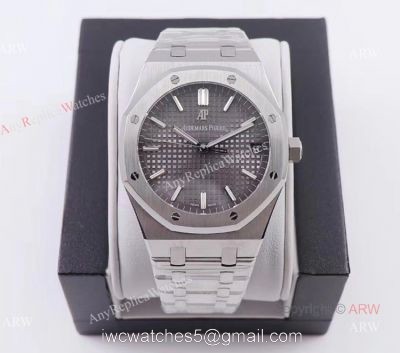 OM Factory New Upgraded Audemars Piguet Royal Oak 15500 Rhodium Grey Swiss Knockoff Watch
