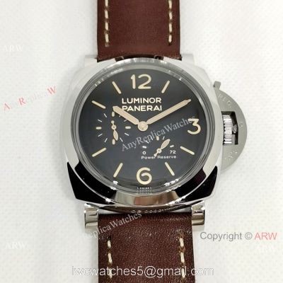 Officine Panerai Luminor PAM00423 Power Reserve Watch Replica Black Dial