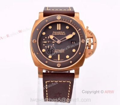 New Panerai Watches 2020  VS Replica Panerai Luminor Submersible PAM00968 Brown Ceramic Watch