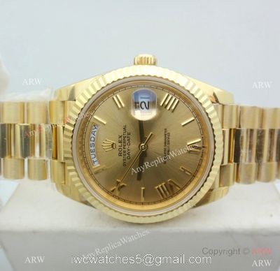 Swiss Rolex Day-Date II Yellow Gold President Watch EW Factory 3235 Movement
