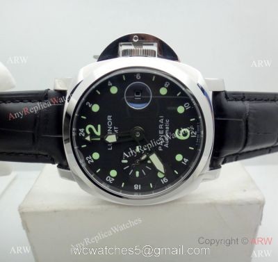 Copy Panerai Luminor GMT Automatic Watch Black Dial