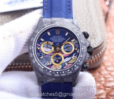 JH Factory New Carbon Fiber Rolex Daytona Swiss 7750 Automatic Replica Watches