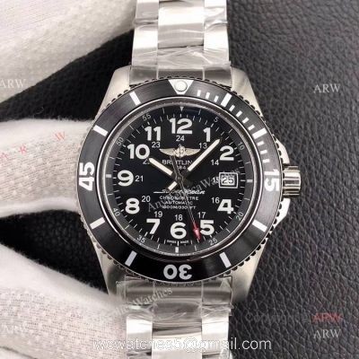 New Breitling Avenger Black Dial Automatic Swiss Replica Watch For Mens