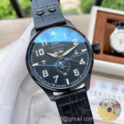 Copy IWC Big Pilots All Black Watches  High Quality IWC Watch