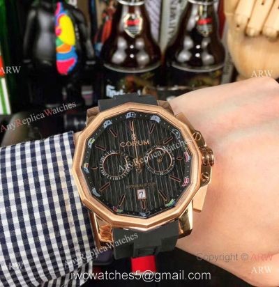 Replica Admirals Cup AC-One Corum Watch Rose Gold Chronograph