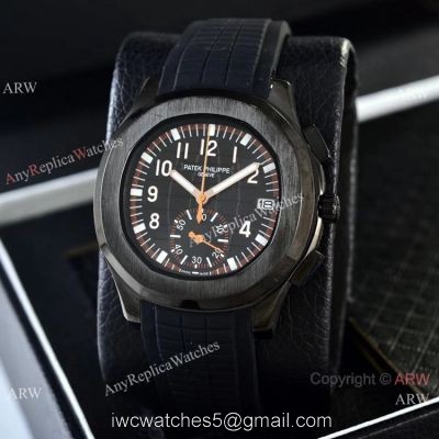 Best Clone Patek Philippe Aquanaut VK Quartz Watches Solid Black