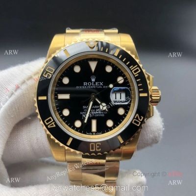 Best Replica Gold Rolex Submariner 2020 Mens Watch 41mm Rolex Oyster Bracelet