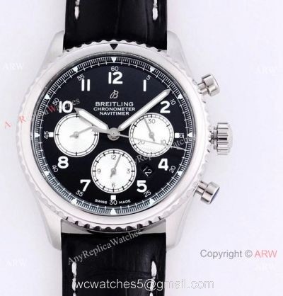 2021 New! Breitling Premier B01 Chronograph Swiss 7750 Watch Leather Strap