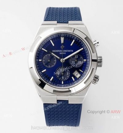 Swiss Copy Vacheron Constantin Overseas Chronograph 5500V Watch Blue Face