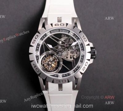 Swiss Copy Roger Dubuis Excalibur Spider Single Flying Tourbillon Watch 45mm