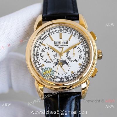 Swiss Clone Patek Philippe Grand Complications Perpetual Calendar Watch Yellow Gold 5270J
