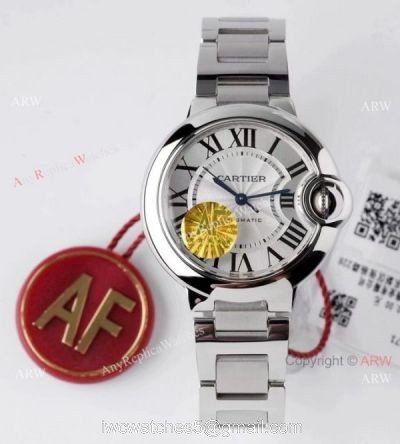 (AF) Ballon Bleu Cartier Replica Watch 33mm Stainless Steel Case