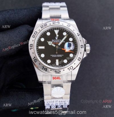 TW Factory Replica Rolex Explorer II Stainless Steel 42mm Watch Swiss 2836