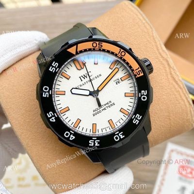 Wholesale Replica IWC Aquatimer Watch Black Steel
