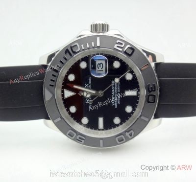 Rolex Yacht-Master Stainless Steel Oysterflex Strap 40mm