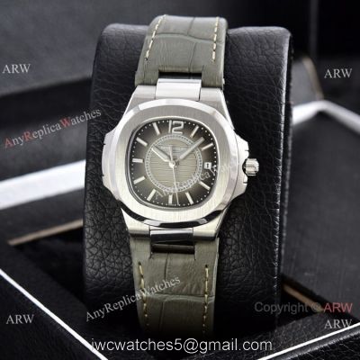 Copy Patek Philippe Lady Nautilus Watches Gray Gradient Dial 32mm
