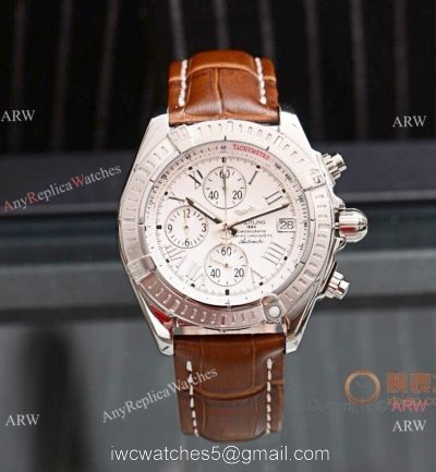 New Breitling Avenger Roman Markers White Dial Copy Watches