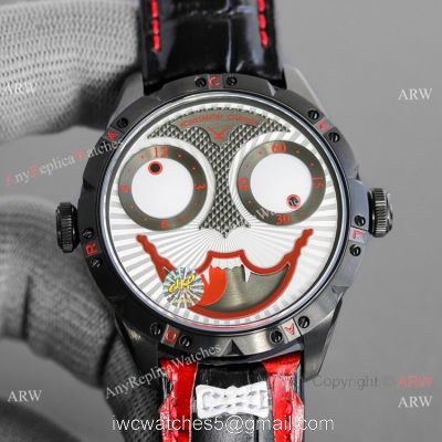 Swiss Grade Replica Konstantin Chaykin Joker Dracula Watches Black Steel