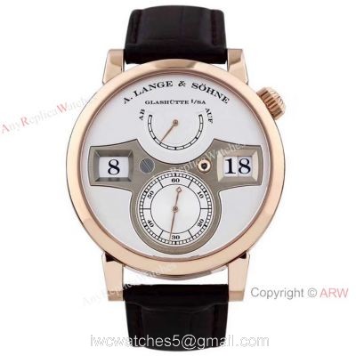 Swiss Grade Replica A. Lange  S?hne Zeitwerk Striking time Watch Rose Gold