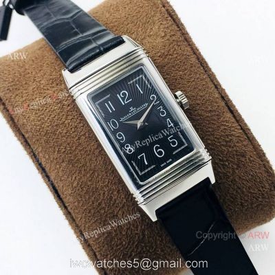 Swiss 1A Replica Jaeger-LeCoultre Reverso One Watch Black Dial Lady Size