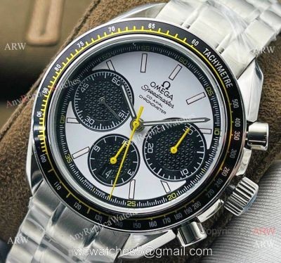 TW Factory Omega Speedmaster 7750 Watch Replica Stainless Steel Panda Face