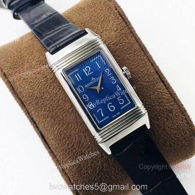 Swiss Grade Copy Jaeger-LeCoultre Reverso One Lady Watch Ss Blue Dial