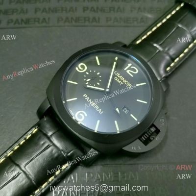Best Replica Panerai Luminor GMT PAM00320 Watch Green markers