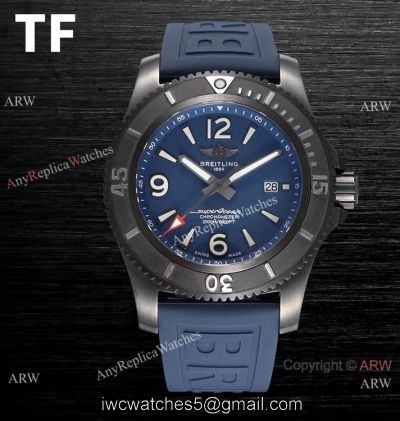 2020 New! Swiss Replica Breitling Superocean Automatic 46mm Watch Black Steel Blue Dial