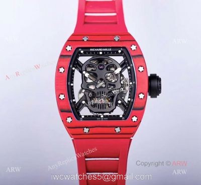 Red Skull Richard Mille Tourbillon RM 052 Knockoff Watch For Men