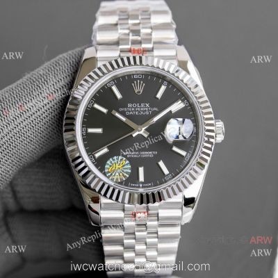 (TW) Replica Rolex Datejust II Black Dial Jubilee Watch Swiss 2824