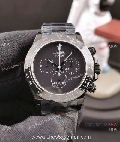 IPK Factory Best 1:1 Rolex Blaken Daytona Replica Watch Carbon Case