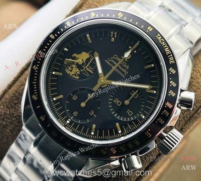2021 New TW Factory Omega Speedmaster Chrono Men Watch Stainless Steel Case