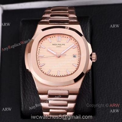 Knockoff Patek Philippe Nautilus 40mm Watches All Rose Gold