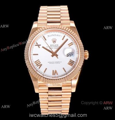 (GM) Swiss Rolex Day-Date Replica 228235 0032 Watch White Dial 40mm